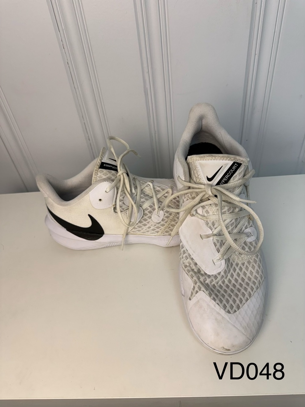 Nike Zoom HyperSpeed Court White Black Volleyball Shoes Size 11